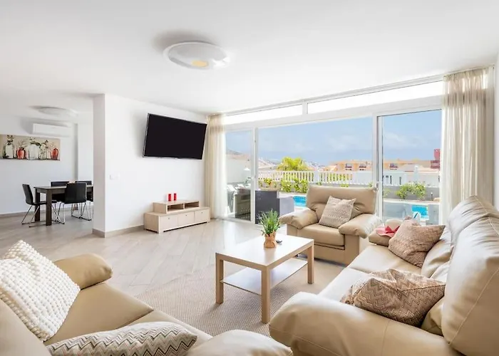 Stunning Mila In Madronal, Heated Pool * Costa Adeje (Tenerife)